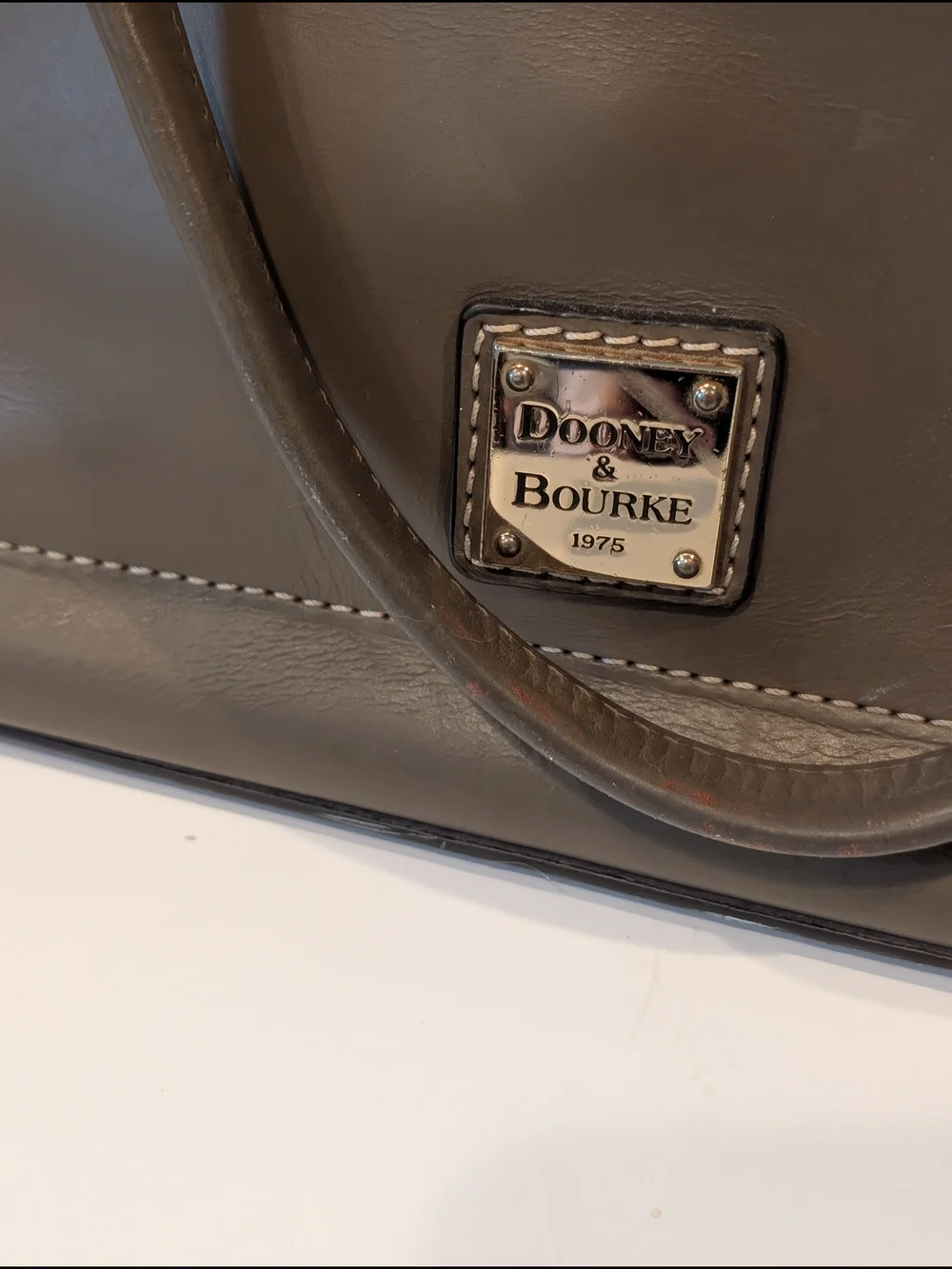 Dooney & Bourke Vintage Satchel Project Bag In Need of Rehabbing